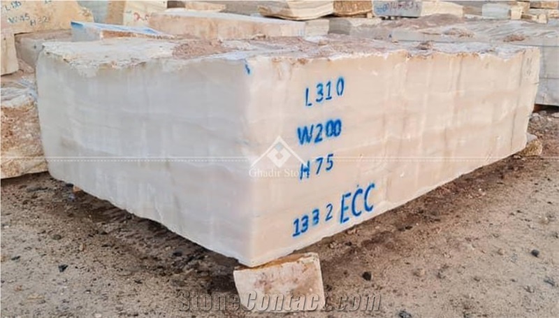 Pure White Onyx Blocks