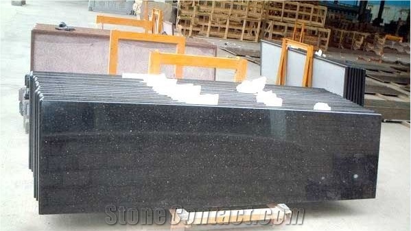 Indian Black Galaxy Half Slab
