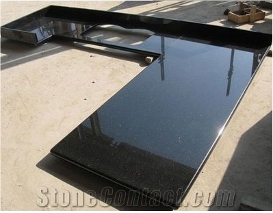 Indian Black Galaxy Half Slab