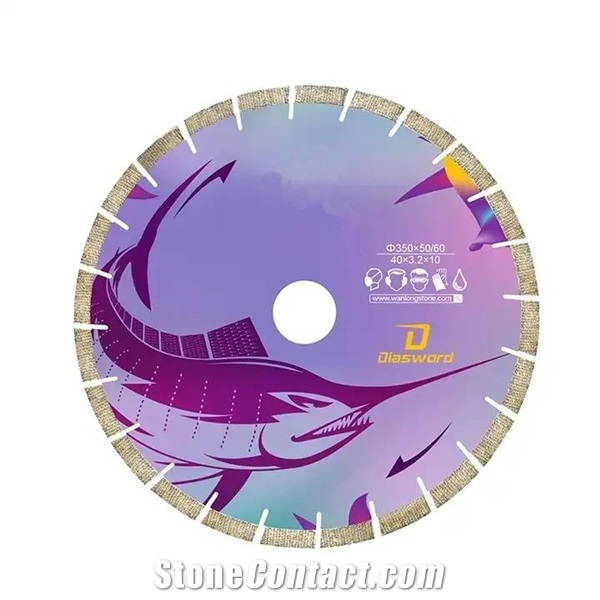 Diamond Cutting Blade Segmented Saw For Marble Granite