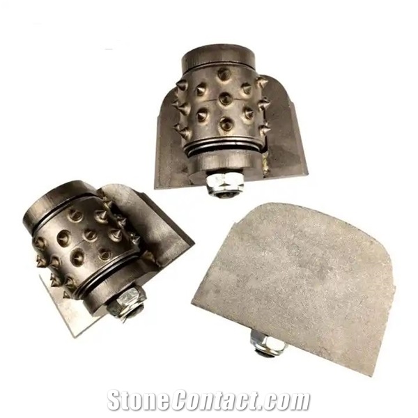 Diamond Hammer Tools Rotary Bush Hammer Roller For Concrete