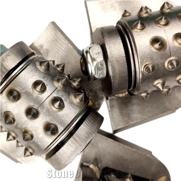 Diamond Hammer Tools Rotary Bush Hammer Roller For Concrete