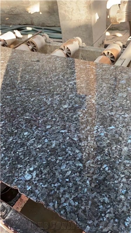 Norwegian Labrador Blue Pearl Polished Slab Tile