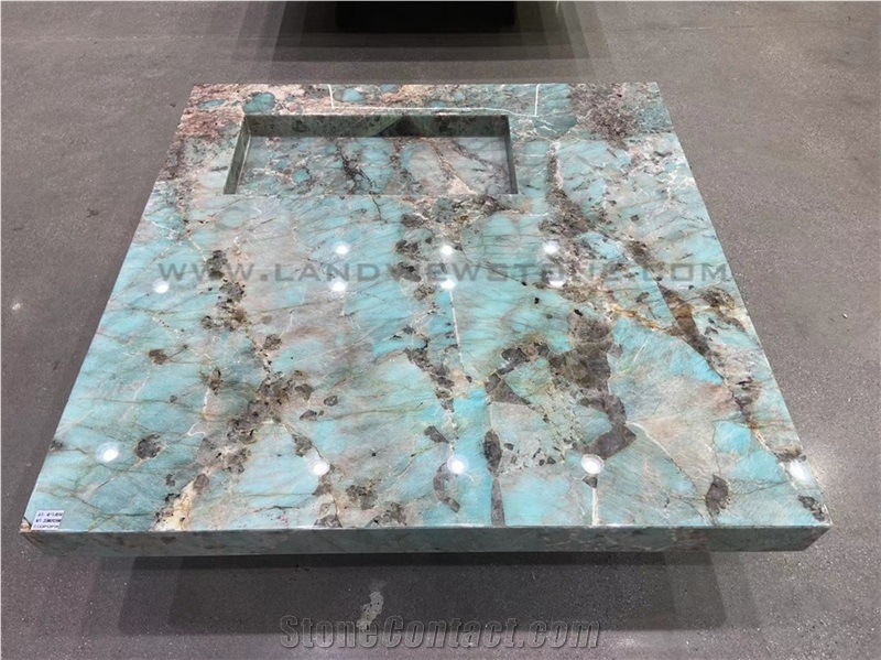 Amazon Green Quartzite Coffee Tea Table Top