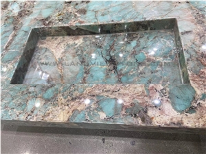 Amazon Green Quartzite Coffee Tea Table Top