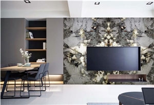 Branco Tourmaline Granite Slabs Wall & Decor
