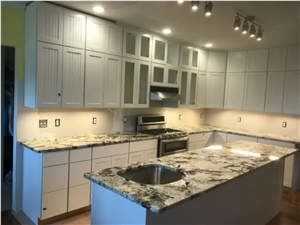 Branco Tourmaline Granite Slabs Wall & Decor