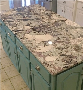 Branco Tourmaline Granite Slabs Wall & Decor