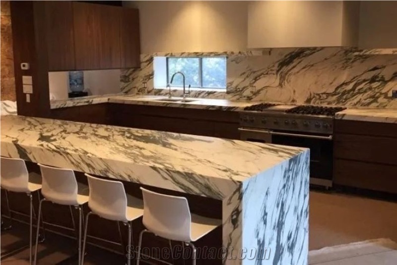 Calacatta Manhattan Marble Slabs Walls Tiles