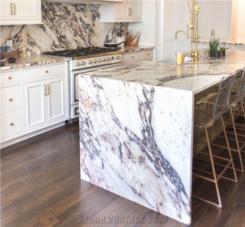 Calacatta Viola Marble Flooring Walls