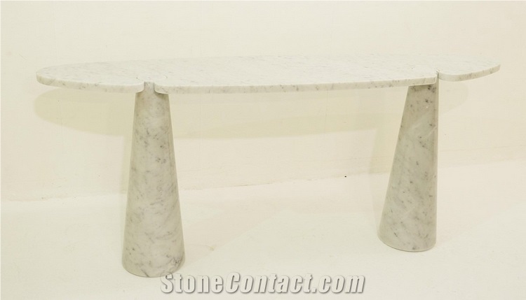 Carrara White Console Tables For Living Room Furniture