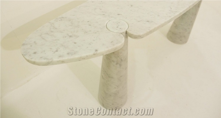 Carrara White Console Tables For Living Room Furniture