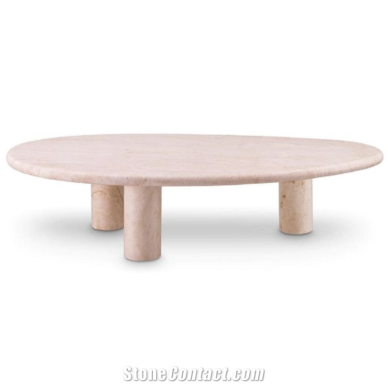 Casa Padrino Luxury Coffee Table Beige Travertine Tables