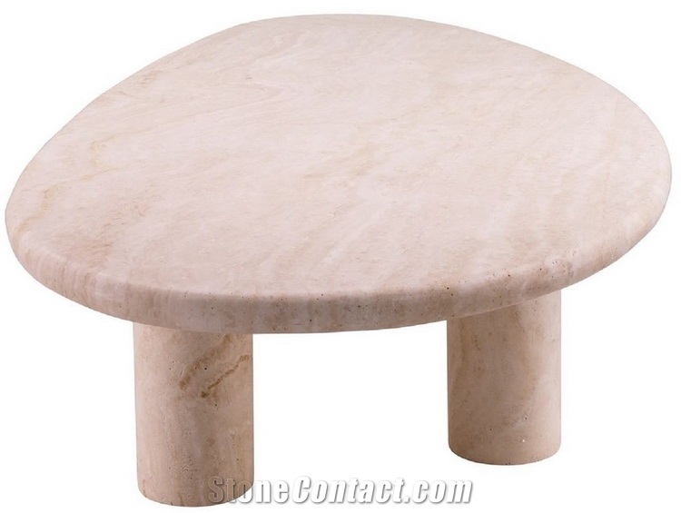 Casa Padrino Luxury Coffee Table Beige Travertine Tables