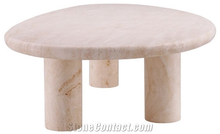 Casa Padrino Luxury Coffee Table Beige Travertine Tables