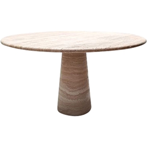 Contemporary Beige Travertine Dining Tables