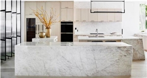 Cristallo White Quartzite Slabs Flooring
