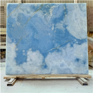 High Grade Blue Onyx Big Slabs