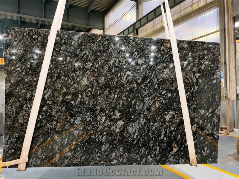 Kozmus Silver Metallicus Granite Slab Tiles