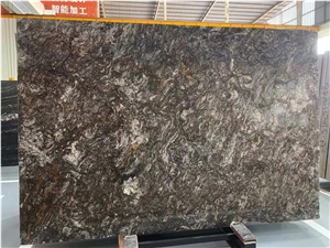 Kozmus Silver Metallicus Granite Slab Tiles