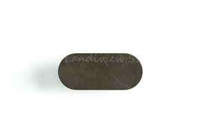 Pitra Grey Marble Dining Table Set Resin Table Top Dining