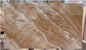 Polished Peacock Jade Brown Onyx Slabs