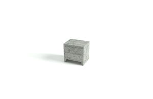 Super White Marble Nightstand Super White Marble Nightstand