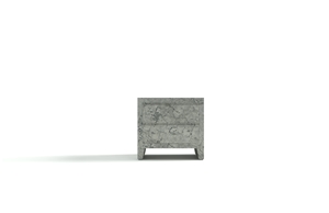 Super White Marble Nightstand