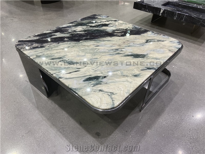 Valley Orchid Quartzite Luxury Coffee Table