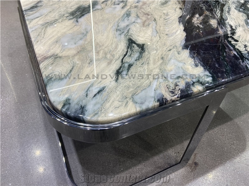 Valley Orchid Quartzite Luxury Coffee Table