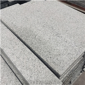 Bacuo White Granite G603 Flamed Mesh Backed Exterior Pattern Rosette