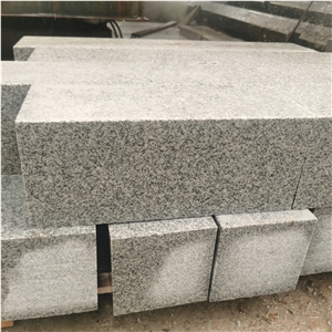 Cheap China G603 Diamond Grey Granite Machine Cut Side Stone