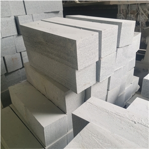 Cheap China G603 Diamond Grey Granite Machine Cut Side Stone