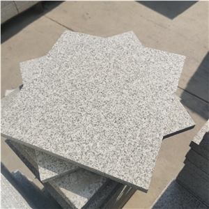 China Grey G603 Flamed Granite Tiles Cut To Size
