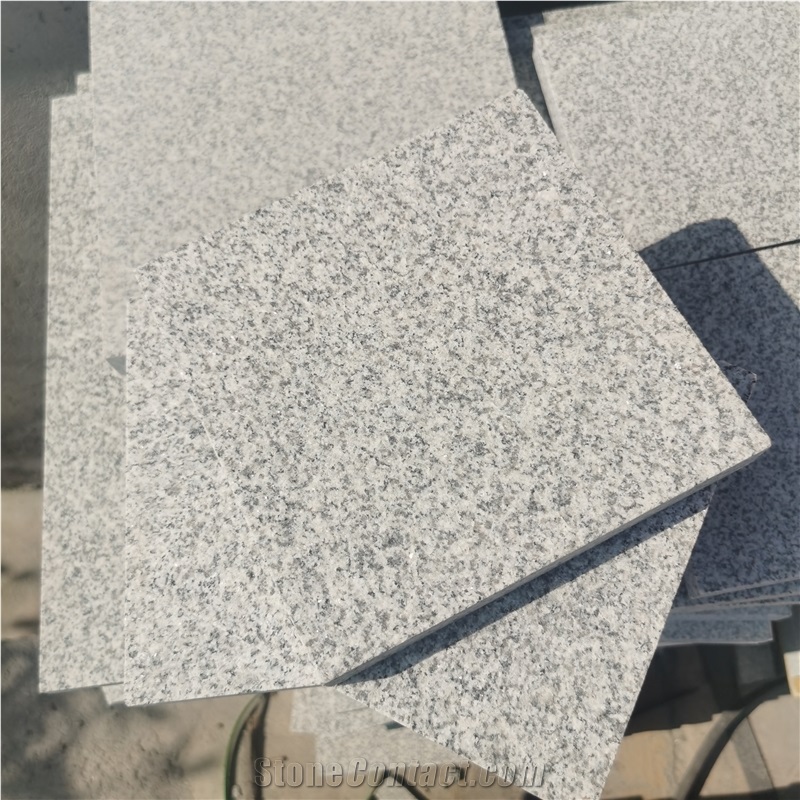 China Grey G603 Flamed Granite Tiles Cut To Size