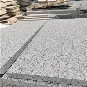 High Quality Bianco Crystal G603 Granite Flamed Paving Stone