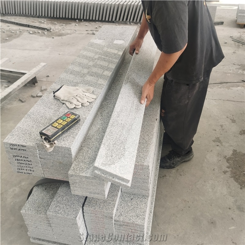Jinjiang White Granite G602 Polished Stone Steps/Risers