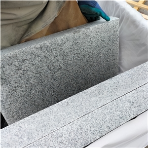 Padang White New G603 Granite Bush Hammered Paving Stone