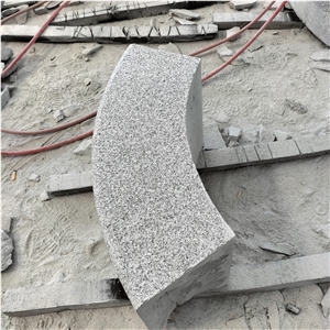 Padang White New G603 Granite Curved Kerbstone/Curbstone