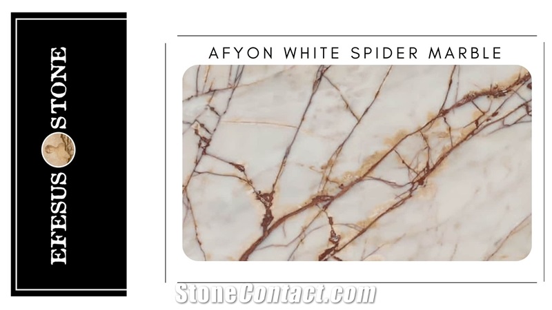 Afyon White Spider Marble