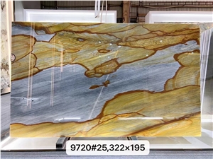 Azul Palomino Quartzite Carpe Diem Woodstone Brown Stone