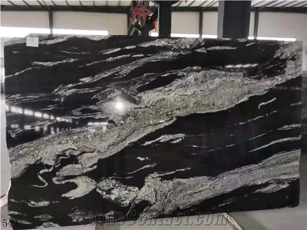 Brazil Manhattan Granite Polished Slabs For Interior Design