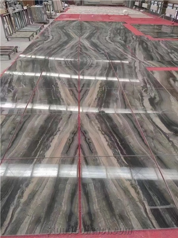 Brazil Misty Rain Green Quartzite Big Polished Slab Tile