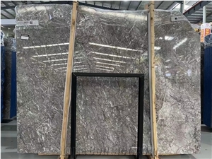 China Cloud Grey Marble Standard Slabs For Interior Design