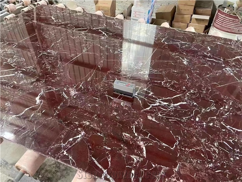 Elazig Cherry Marble Red Levante Turkish Marble Rosa Slab