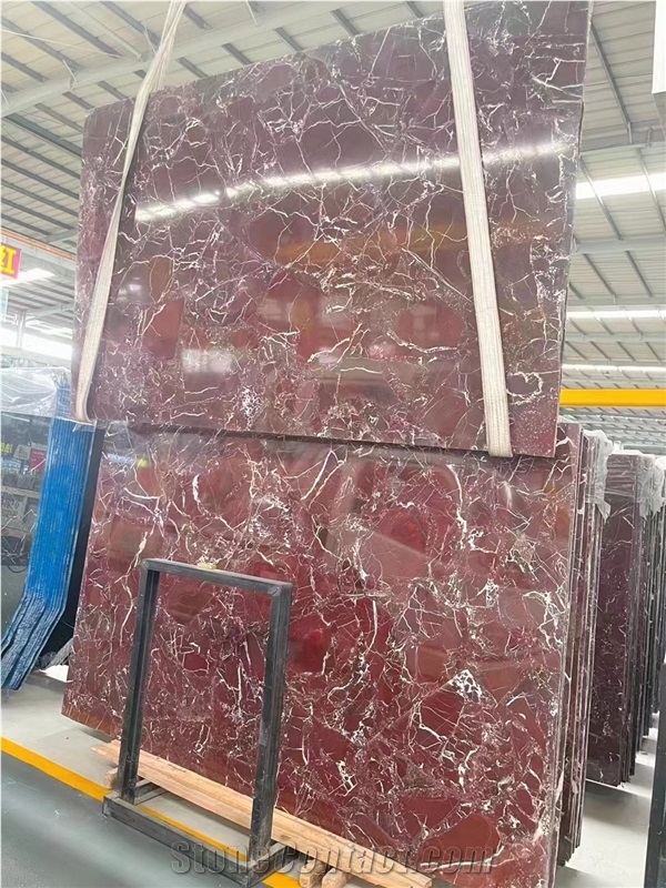 Elazig Cherry Marble Red Levante Turkish Marble Rosa Slab