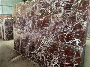 Elazig Cherry Marble Red Levante Turkish Marble Rosa Slab