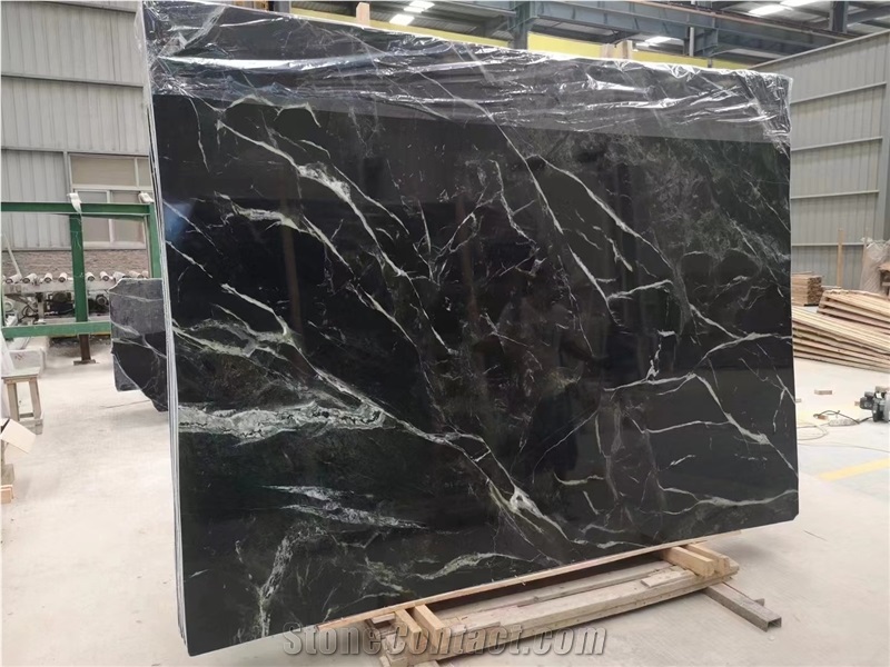 Greek Green Marble Verde Naoussa Big Slab Tile