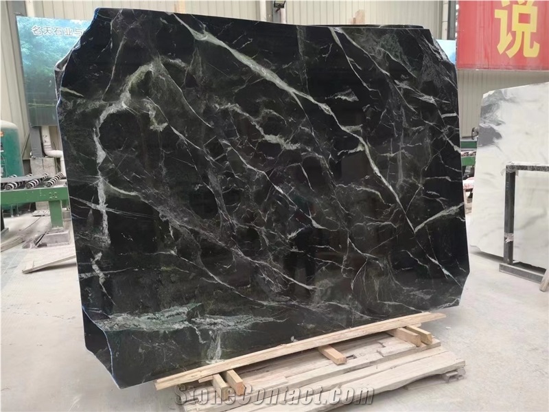 Greek Green Marble Verde Naoussa Big Slab Tile