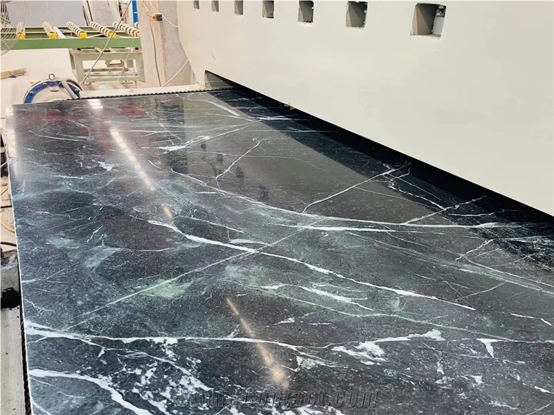 Greek Green Marble Verde Naoussa Big Slab Tile